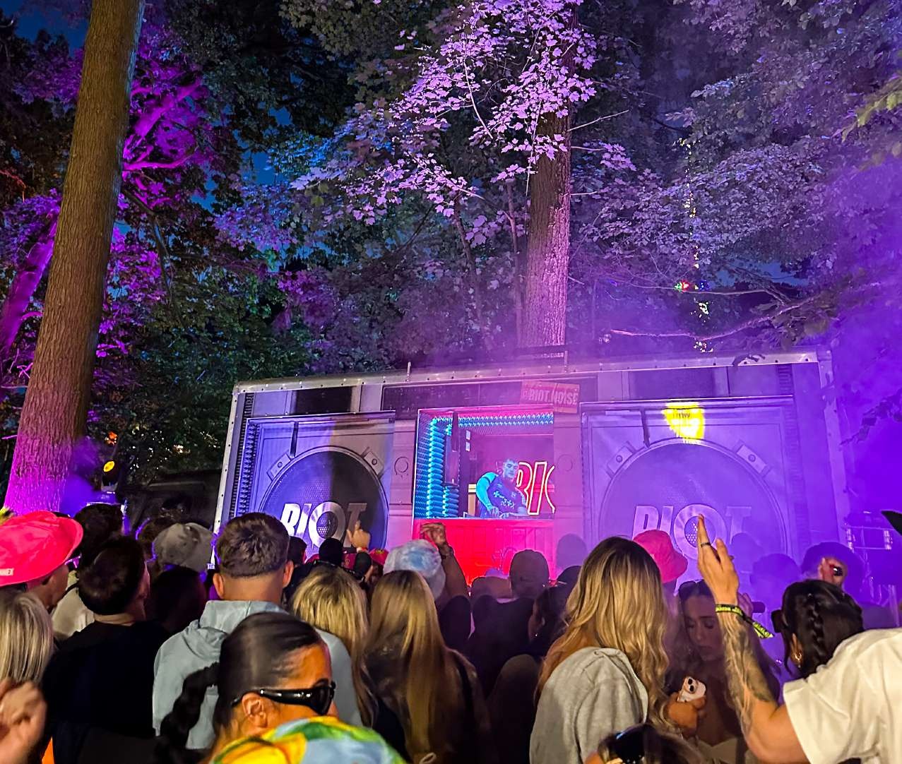 Noise Truck at festival with crowd